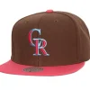 Mitchell & Ness Snapback-The Damn Snapback Coop Colorado Rockies