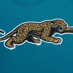 Men Mitchell & Ness Hoodies & Sweatshirts-There And Back Fleece Crew Jacksonville Jaguars