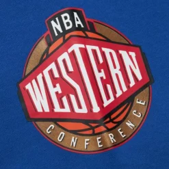 Men Mitchell & Ness Hoodies & Sweatshirts-There And Back Fleece Crew Golden State Warriors