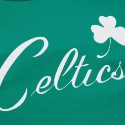 Men Mitchell & Ness Hoodies & Sweatshirts-There And Back Fleece Crew Boston Celtics