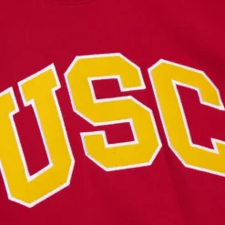 Men Mitchell & Ness Hoodies & Sweatshirts-There And Back Fleece Crew Current Logo Usc
