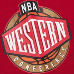 Men Mitchell & Ness Hoodies & Sweatshirts-There And Back Fleece Crew Houston Rockets