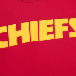 Men Mitchell & Ness Hoodies & Sweatshirts-There And Back Fleece Crew Kansas City Chiefs