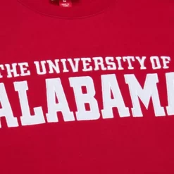 Men Mitchell & Ness Hoodies & Sweatshirts-There And Back Fleece Crew Current Logo University Of Alabama