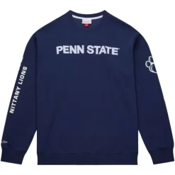 Men Mitchell & Ness Hoodies & Sweatshirts-There And Back Fleece Crew Current Logo Penn State University