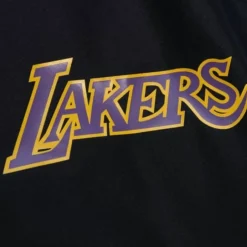 Men Mitchell & Ness Jackets & Outerwear-Throw It Back Full Zip Windbreaker Los Angeles Lakers