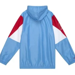 Men Mitchell & Ness Jackets & Outerwear-Throw It Back Full Zip Windbreaker Philadelphia Phillies