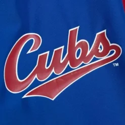 Men Mitchell & Ness Jackets & Outerwear-Throw It Back Full Zip Windbreaker Chicago Cubs