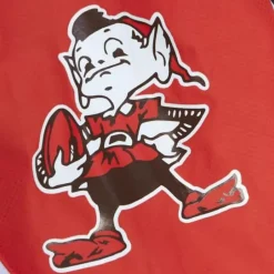 Men Mitchell & Ness Jackets & Outerwear-Throw It Back Full Zip Windbreaker Cleveland Browns