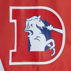 Men Mitchell & Ness Jackets & Outerwear-Throw It Back Full Zip Windbreaker Denver Broncos