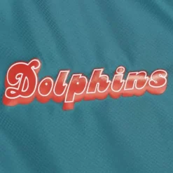 Men Mitchell & Ness Jackets & Outerwear-Throw It Back Full Zip Windbreaker Miami Dolphins