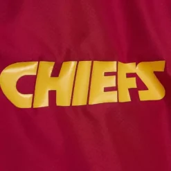 Men Mitchell & Ness Jackets & Outerwear-Throw It Back Full Zip Windbreaker Kansas City Chiefs