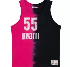 Men Mitchell & Ness T-Shirts & Tops-Tie Dye Cotton N&N Tank Miami Heat Jason Williams