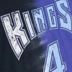 Men Mitchell & Ness T-Shirts & Tops-Tie Dye Cotton N&N Tank Sacramento Kings Chris Webber