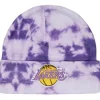 Mitchell & Ness Knit-Tie Dye Knit Beanie Hwc Los Angeles Lakers