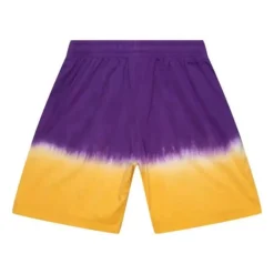 Men Mitchell & Ness Shorts-Tie Dye Shorts Los Angeles Lakers