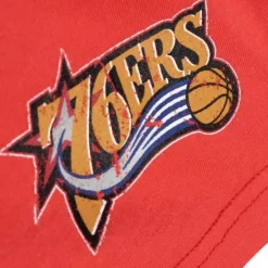 Men Mitchell & Ness Shorts-Tie Dye Shorts Philadelphia 76Ers