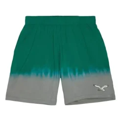 Men Mitchell & Ness Shorts-Tie Dye Shorts Philadelphia Eagles
