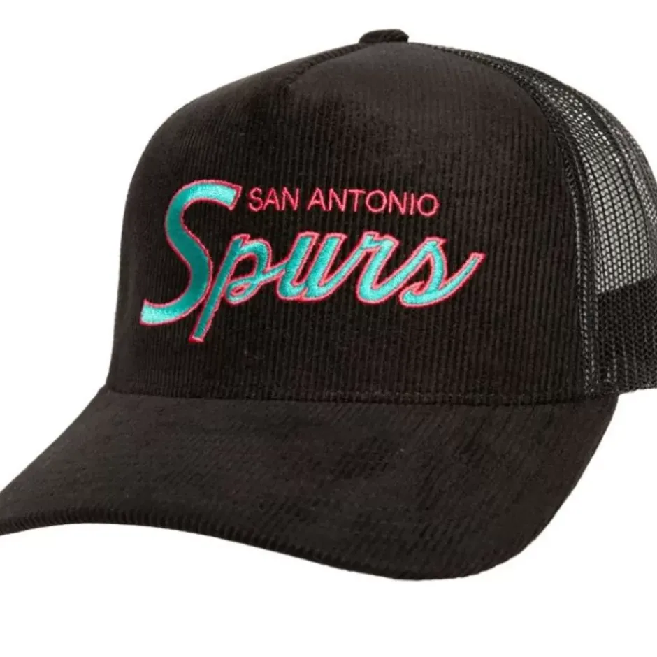 Mitchell & Ness Snapback-Times Up Trucker Hwc San Antonio Spurs