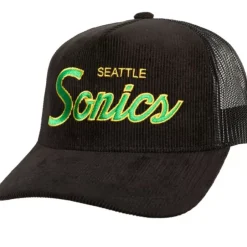 Mitchell & Ness Snapback-Times Up Trucker Hwc Seattle Supersonics