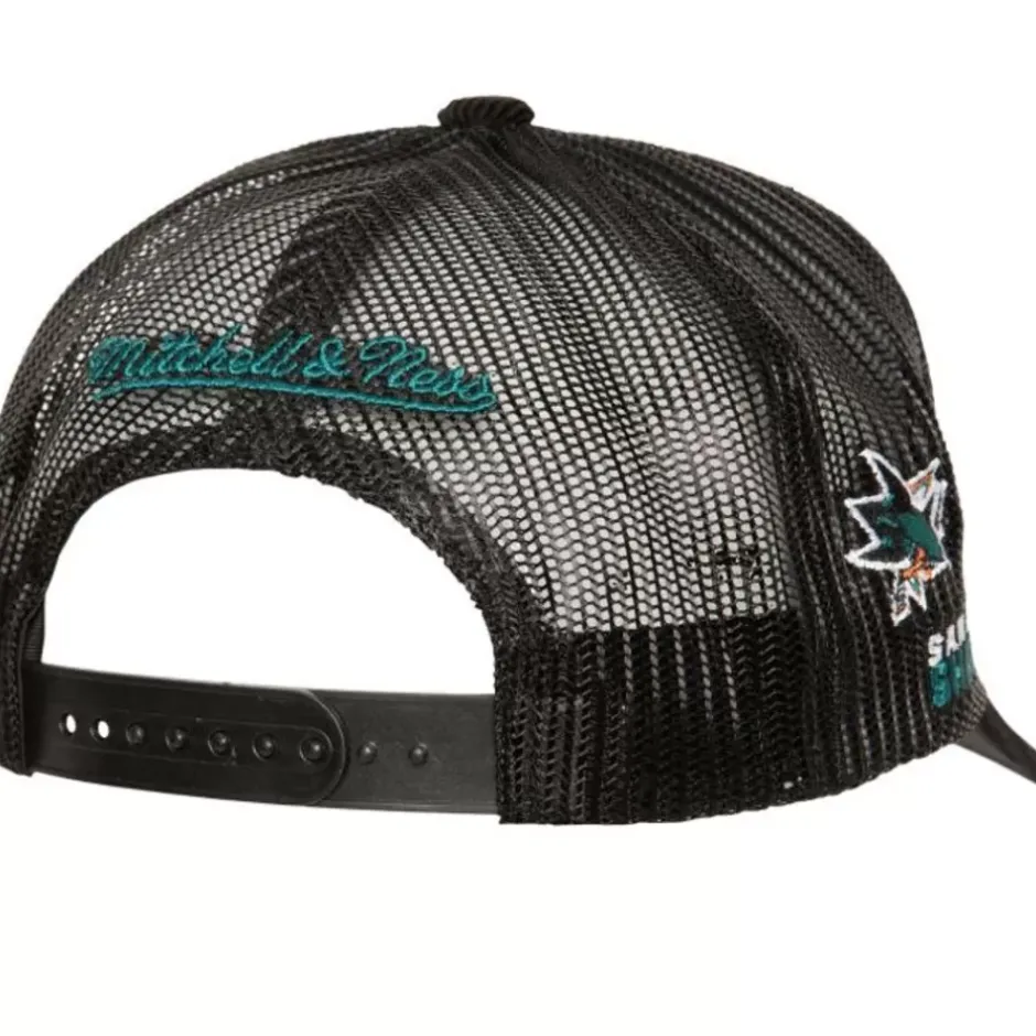 Mitchell & Ness Snapback-Times Up Trucker San Jose Sharks