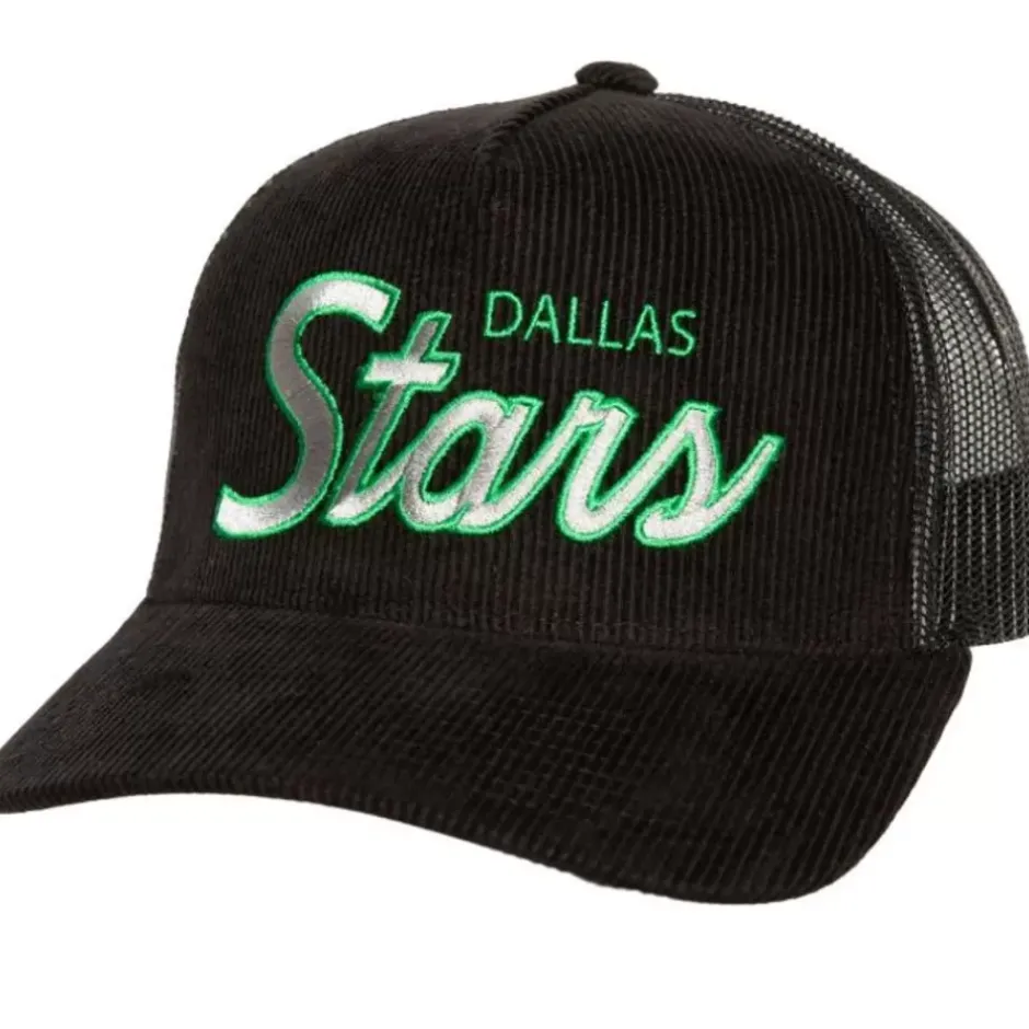 Mitchell & Ness Snapback-Times Up Trucker Vntg Dallas Stars