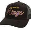 Mitchell & Ness Snapback-Times Up Trucker Vntg Los Angeles Kings