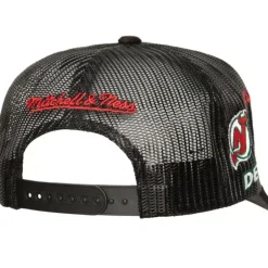 Mitchell & Ness Snapback-Times Up Trucker Vntg New Jersey Devils
