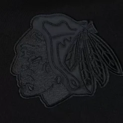 Men Mitchell & Ness Hoodies & Sweatshirts-Tonal Logo Heavyweight Fleece Current Logo Chicago Blackhawks
