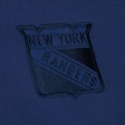 Men Mitchell & Ness Hoodies & Sweatshirts-Tonal Logo Heavyweight Fleece Current Logo New York Rangers