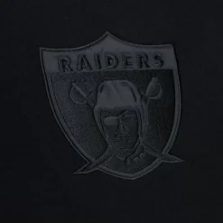 Men Mitchell & Ness Hoodies & Sweatshirts-Tonal Logo Heavyweight Fleece Oakland Raiders