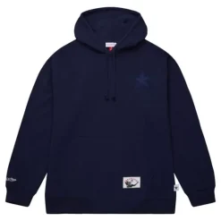 Men Mitchell & Ness Hoodies & Sweatshirts-Tonal Logo Heavyweight Fleece Dallas Cowboys