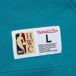 Men Mitchell & Ness Hoodies & Sweatshirts-Tonal Logo Heavyweight Fleece Charlotte Hornets