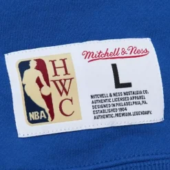 Men Mitchell & Ness Hoodies & Sweatshirts-Tonal Logo Heavyweight Fleece New York Knicks