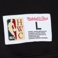 Men Mitchell & Ness Hoodies & Sweatshirts-Tonal Logo Heavyweight Fleece Philadelphia 76Ers