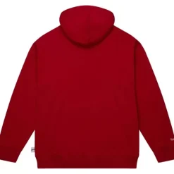 Men Mitchell & Ness Hoodies & Sweatshirts-Tonal Logo Heavyweight Fleece Chicago Bulls