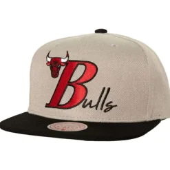 Mitchell & Ness Snapback-Top Letter Snapback Chicago Bulls