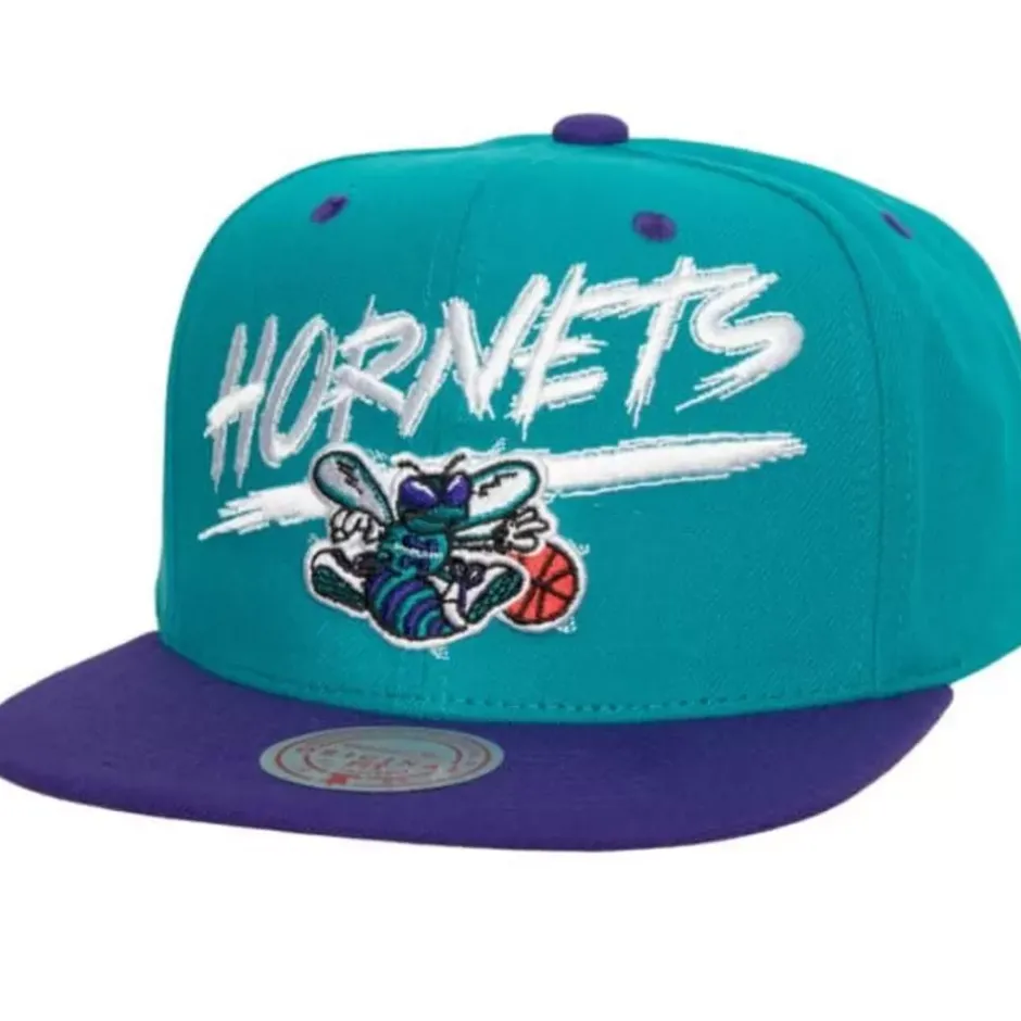 Mitchell & Ness Snapback-Transcript Snapback Hwc Charlotte Hornets