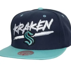 Mitchell & Ness Snapback-Transcript Snapback Seattle Kraken
