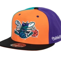 Mitchell & Ness Fitted-Tri Cycle Fitted Hat Charlotte Hornets