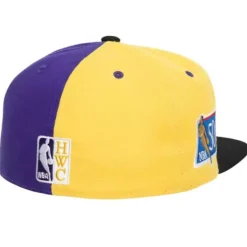 Mitchell & Ness Fitted-Tri Cycle Fitted Hat Los Angeles Lakers