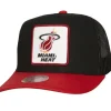 Mitchell & Ness Snapback-Truck It Trucker Snapback Hwc Miami Heat