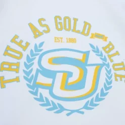 Men Mitchell & Ness Hoodies & Sweatshirts-True Hoodie Southern University And A&M College