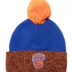 Mitchell & Ness Knit-Two Tone Pom Beanie Hwc New York Knicks