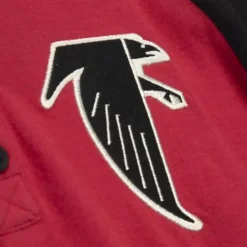 Men Mitchell & Ness T-Shirts & Tops-Ultimate Play Henley Atlanta Falcons