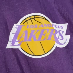 Men Mitchell & Ness Jackets & Outerwear-Undeniable Full Zip Windbreaker Los Angeles Lakers