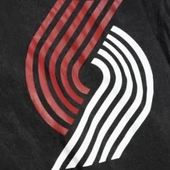 Men Mitchell & Ness Jackets & Outerwear-Undeniable Full Zip Windbreaker Portland Trail Blazers