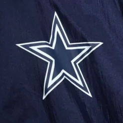 Men Mitchell & Ness Jackets & Outerwear-Undeniable Full Zip Windbreaker Dallas Cowboys
