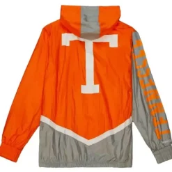 Men Mitchell & Ness Jackets & Outerwear-Undeniable Full Zip Windbreaker University Of Tennessee