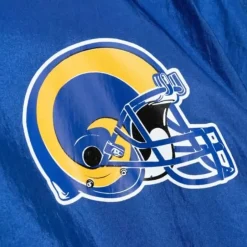 Men Mitchell & Ness Jackets & Outerwear-Undeniable Full Zip Windbreaker Los Angeles Rams